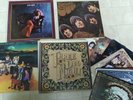 4 record albums Three Dog Night Seven Separate Fools +7 cards J Joplin Beatles