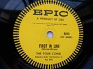The Four Coins 78rpm Single 10-inch Epic Records #9213 First In Line