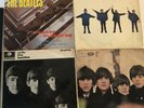 4 Beatles LP Records Please Please Me, Help, Beatles For Sale, With The Beatles