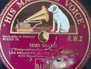 Israeli Hebrew 78 RPM- Lea Deganith-Tango Ballade- Three Penny opera- Kurt Weill