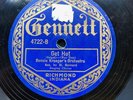 JAZZ: BENNIE KRUEGER’S ORCH - ‘GET HOT/ WANG WANG BLUES’ 1921 GENNETT 4722