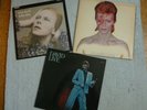 David Bowie vinyl - 3 original albums - Hunky Dory, Aladdin Sane , David Live