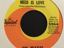 The Beatles ALL YOU NEED IS LOVE 45 RPM Capitol Records #5964