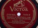 2 Discs by Giuseppe De Luca: Victrola #6077 & Victor #6086-Verdi, Rossini, Verdi