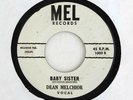 DEAN MELCHIOR 45 Baby Sister /Simple Simon Says MEL Rec 61? A+ Hear TEENER Rare