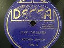 78 Decca 7092 - Kokomo Arnold - Slop Jar Blues / Black Annie - V+ Guitar Blues