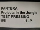 PANTERA Projects in the Jungle TEST PRESSING LP NEAR MINT Matrix #726339