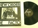 NEW ORDER: De Facto 1981 LIVE Sweden Concert RADIO SHOW Unauthorized BOOTLEG LP