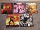 WASP Vinyl LPs, Inside Electric Circus, Live, Wasp, Headless, Last Command