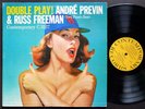 ANDRE PREVIN RUSS FREEMAN Double Play  LP CONTEMPORARY C 3537 US 1957 DG MONO