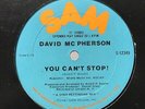 David Mc Pherson - You Can't Stop  12” Funk Soul Disco Vinyl Sam Records 1982