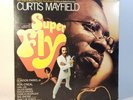 CURTIS MAYFIELD Superfly orig 1972 soul funk soundtrack LP die-cut flap cover VG