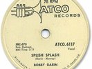 Rare 1958 BOBBY DARIN Rock’n Roll 78 RPM Record. Splish Splash