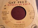 (AL) & The Vibrators - Move Up / Fugitives - Lonesome ROCKSTEADY GAY FEET  VG+