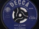 The Hi-Numbers ?– Heart Of Stone / Dancing In The Street - Decca F.12233
