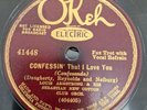 Louis Armstrong Orch-OKeh 41448-Confessin/If I Could Be With You-V++