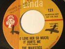 NORTHERN SOUL The Majestic 45 I Love Her So Much It Hurts Me PROMO Linda NM-M