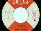 HEAR - Rare Funk / Psych 45 - Johnny Thunder - I'm Alive - Calla # C-161 Promo