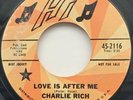 Charlie Rich - Love is After Me - HI - DJ - N /SOUL / MOD