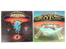 BOSTON LP Epic 34188 35050 Orange Hard Label Vinyl Records Tom Scholz 1976 & 78