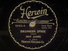 78 RPM -- Skip James, Herwin 92403 Drunken Spree/Illinois Blues, E Delta Blues