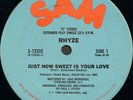 Rhyze - Just How Sweet Is Your Love / I Found Love In You (12
