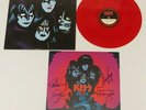 KISS KRUISE VI AUTOGRAPHED RED COLORED VINYL CREATURES OF THE NIGHT
