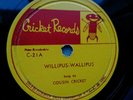 Cousin Cricket 78rpm Single 10-inch Cricket Records #C-21 Willipus-Wallipus
