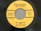 Mary Ann Fisher - Cloudy Weather Blues/Yes I Love You Favorite 602 Jump Blues 45