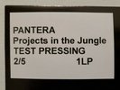 PANTERA Projects in the Jungle TEST PRESSING LP NEAR MINT Matrix #726339