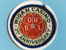 WIGAN CASINO ORIGINAL 3rd ANNIVERSARY PATCH * NORTHERN SOUL BADGE