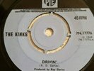 THE KINKS - DRIVIN' - Rare Original UK Blue Pye label 7