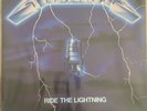 METALLICA  RIDE THE LIGHTNING ORIGINAL VINYL LP MUSIC FOR NATIONS A1-B1 EX+ / VG