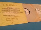 33cx Pergolesi i musici Violin Strings Columbia  Test Press White Label LP