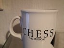 RARE ORIGINAL ABBA LINK CHESS THE MUSICAL MUG WAS ONLY AVAILABLE FROM THEATRE