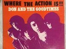 DON & THE GOODTIMES - Where the Action Is - ORIGINAL 1st Stereo Wand Lp GARAGE