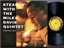 MILES DAVIS Steamin' LP PRESTIGE 7200 RVG DG MONO John Coltrane Red Garland VG+