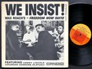 MAX ROACH We Insist  Freedom Now Suite LP CANDID CJS 9002 US 1960 Booker Little