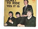 The Beatles R&R 45 (CAPITOL 5407) Ticket To Ride/Yes It Is NM