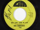 Northern Soul 45 DEE EDWARDS Why Can't There Be Love GM HEAR
