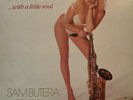SAM BUTERA and the WILDEST - BODY AND SAX - LP COVER SIGNED ON BACK
