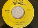 Rockabilly 45 LARRY FOX - Guilty Heart - Starday
