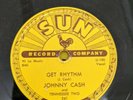 Johnny Cash & The Tennessee Two-Sun 241-78 RPM-Get Rhythm/I Walk The Line-EX-