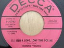 DONNY YOUNG (Johnny Paycheck) 45 1958 Rockabilly DECCA promo Roger Miller NM