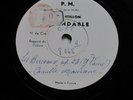 CAMILLE MAURANE Les Berceaux op.23 (GABRIEL FAURE) Acetate Monoface 78 Tours EX
