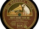 Comedian Harmonists - Auf Wiederseen, my Dear/Heute Nacht oder nie HMV EG 2606