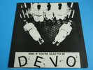 DEVO - SING IF YOUR GLAD TO BE DEVO   LP    MINT UNPLAYED BLACK & WHITE COVER