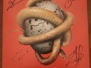 Autographed vinyl albums Shinedown threat to survival.