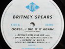 Britney Spears ?– Oops ... I Did It Again 2000 PROMO 12'' MAXI SINGLE REMIXES