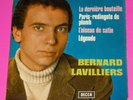 *  EP 45t  LAVILLIERS  la derniere bouteille   + 3  état EXC
